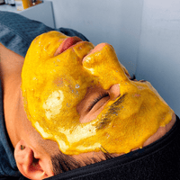 Gold 24K Mascarilla Hidro - Plastica Reafirmante y Anti - Edad con Oro y Argirelina - Nuestra Tierra Cosmética Ancestral