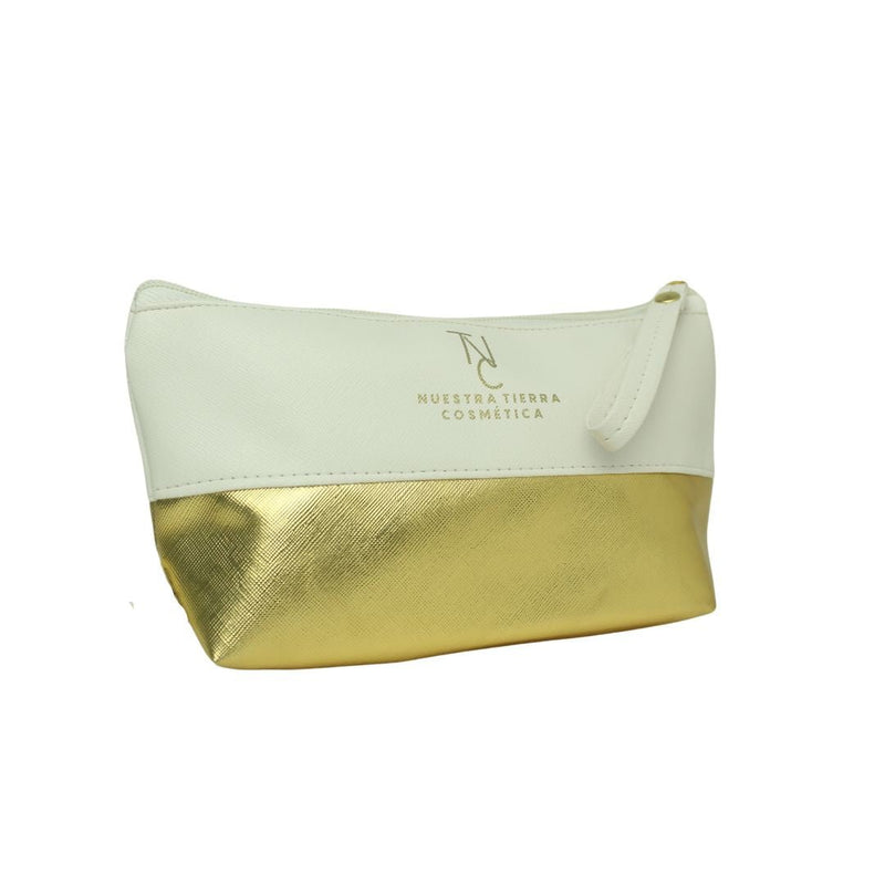Gold Cosmetic Bag - Nuestra Tierra Cosmética Ancestral