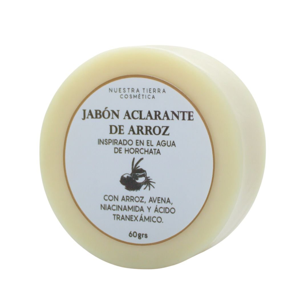 Jabon Aclarante de Arroz - Nuestra Tierra Cosmética Ancestral