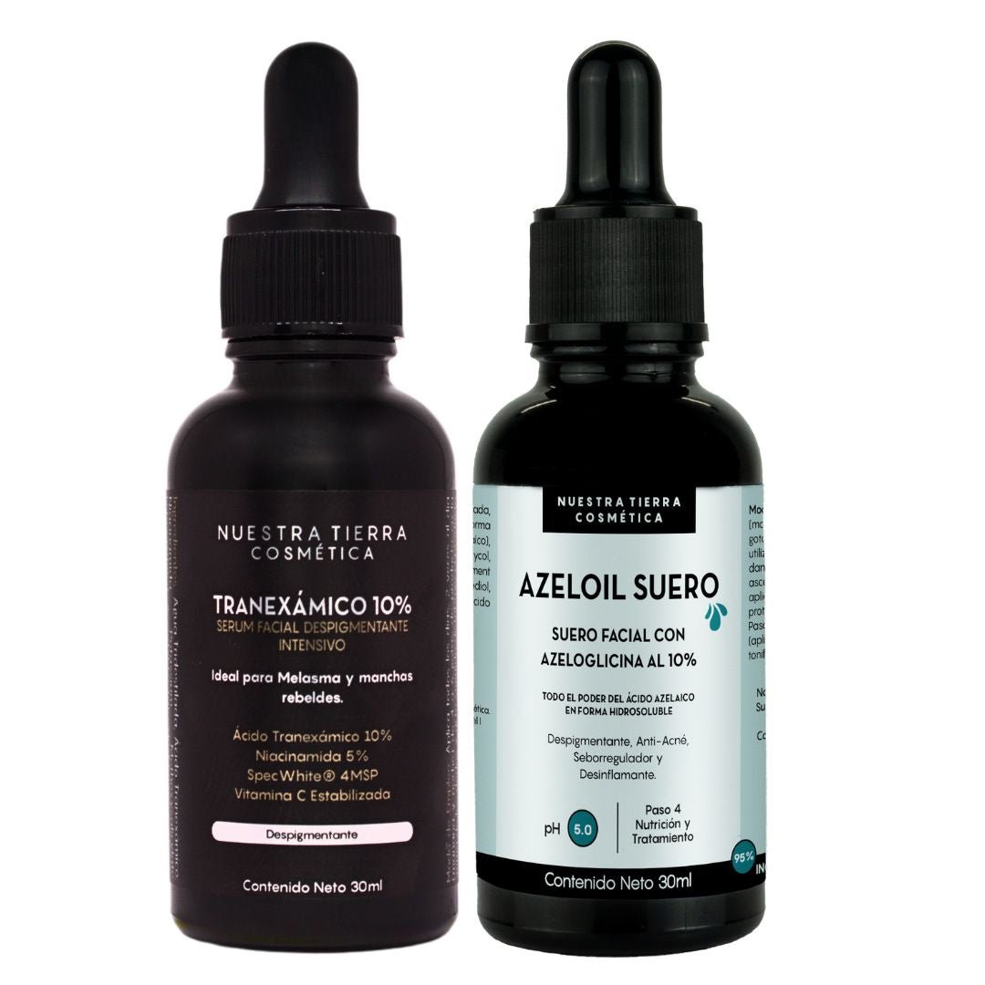 Kit Manchas Rebeldes Forte Sueros Base Acuosa - Nuestra Tierra Cosmética Ancestral