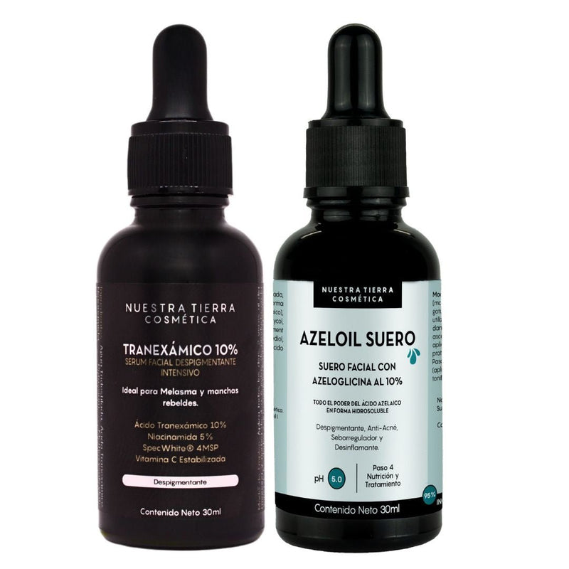 Kit Manchas Rebeldes Forte Sueros Base Acuosa - Nuestra Tierra Cosmética Ancestral