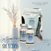 Kit Peeling New Skin Nueva Piel en 7 días sin ácidos Opal Needle Technology - Nuestra Tierra Cosmética Ancestral