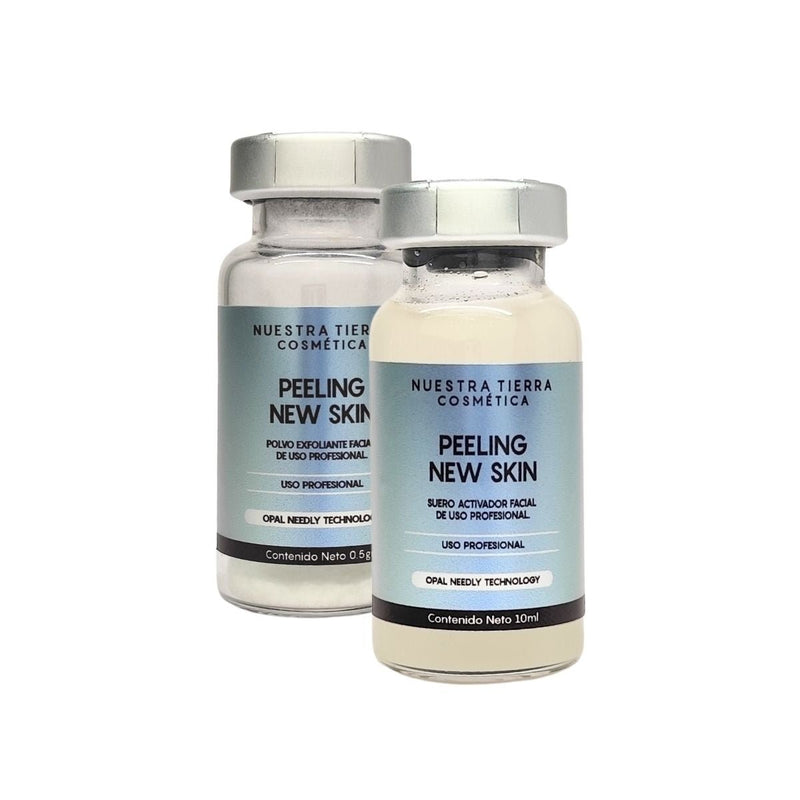Kit Peeling New Skin Nueva Piel en 7 días sin ácidos Opal Needle Technology - Nuestra Tierra Cosmética Ancestral