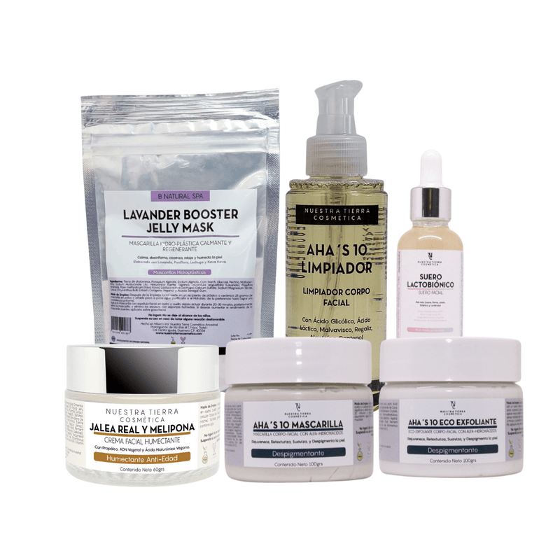 Kit Protocolo Despigmentante Cabina - Nuestra Tierra Cosmética Ancestral
