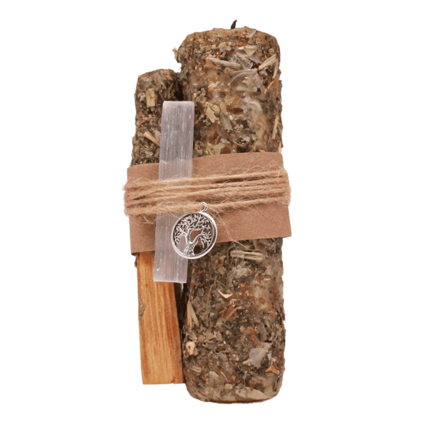 Kit Vela y Palo Santo con Proposito 🕯️🌿 - Nuestra Tierra Cosmética Ancestral