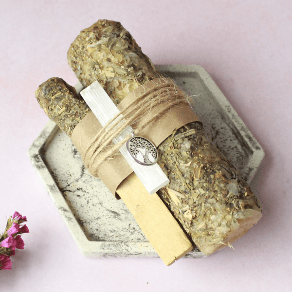 Kit Vela y Palo Santo con Proposito 🕯️🌿 - Nuestra Tierra Cosmética Ancestral