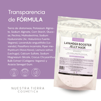 Lavander Booster Mascarilla Hidro - Plastica Calmante y Cicatrizante - Nuestra Tierra Cosmética Ancestral