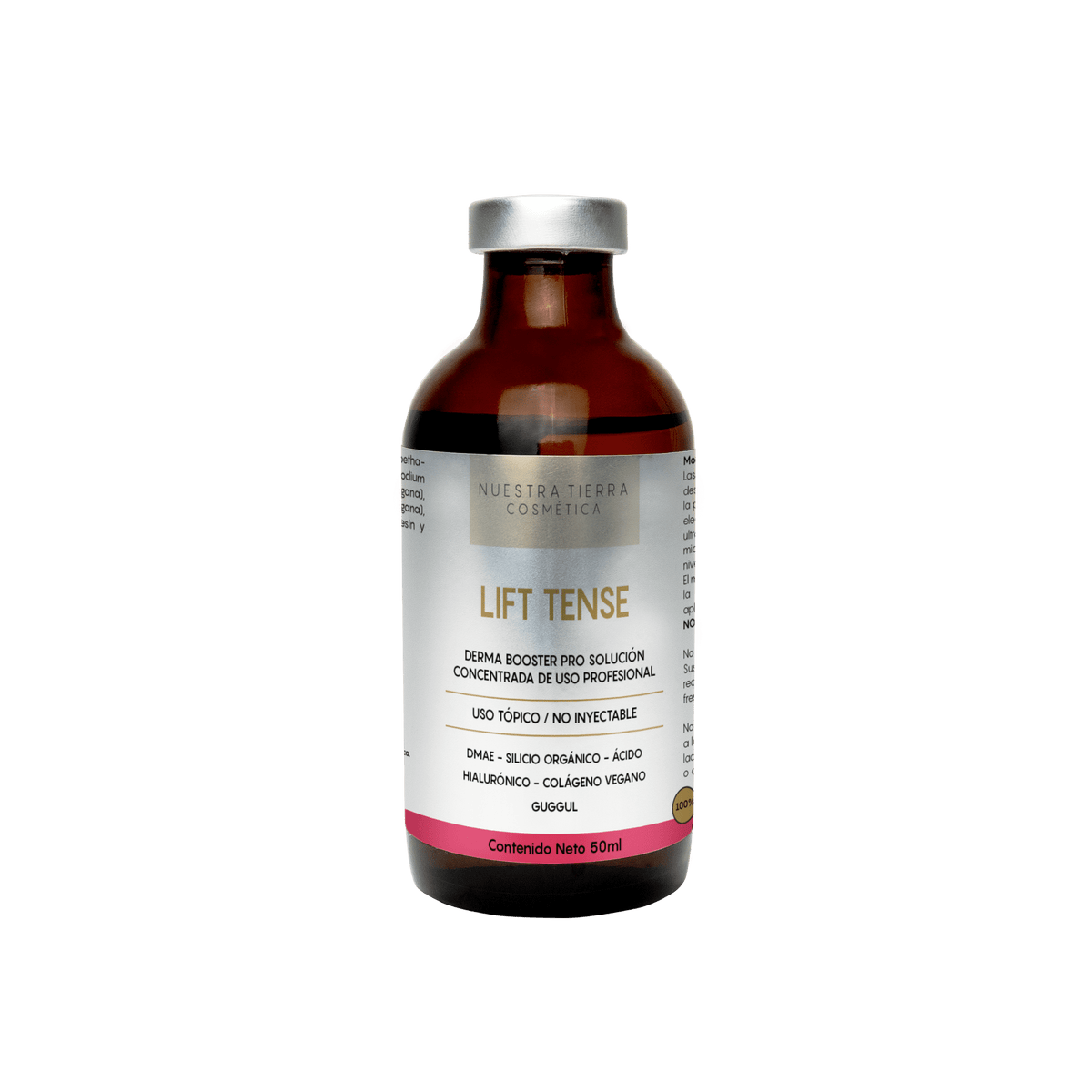 Lift Tense Solucion Concentrada Reafirmante y Tensora Vial - Nuestra Tierra Cosmética Ancestral