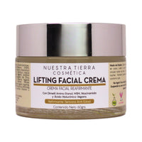 Lifting facial crema reafirmante y tensora - Nuestra Tierra Cosmética Ancestral