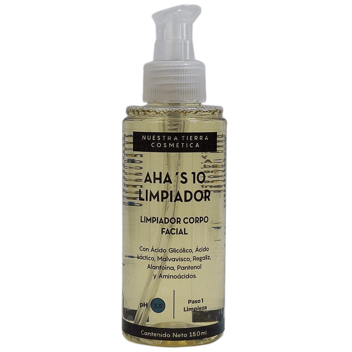 Limpiador Aha´s 10 Despigmentante/Retexturizante - Nuestra Tierra Cosmética Ancestral