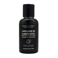 Limpiador de Carbon Dtox, Limpia, Purifica. 60ml - Nuestra Tierra Cosmética Ancestral