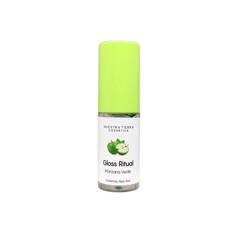 Lip Gloss Manzana Verde y Clorofila - Nuestra Tierra Cosmética Ancestral