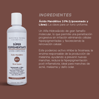 Locion Super Despigmentante Acido Mandelico 10% Aclarante de uso nocturno para rostro y cuerpo - Nuestra Tierra Cosmética Ancestral