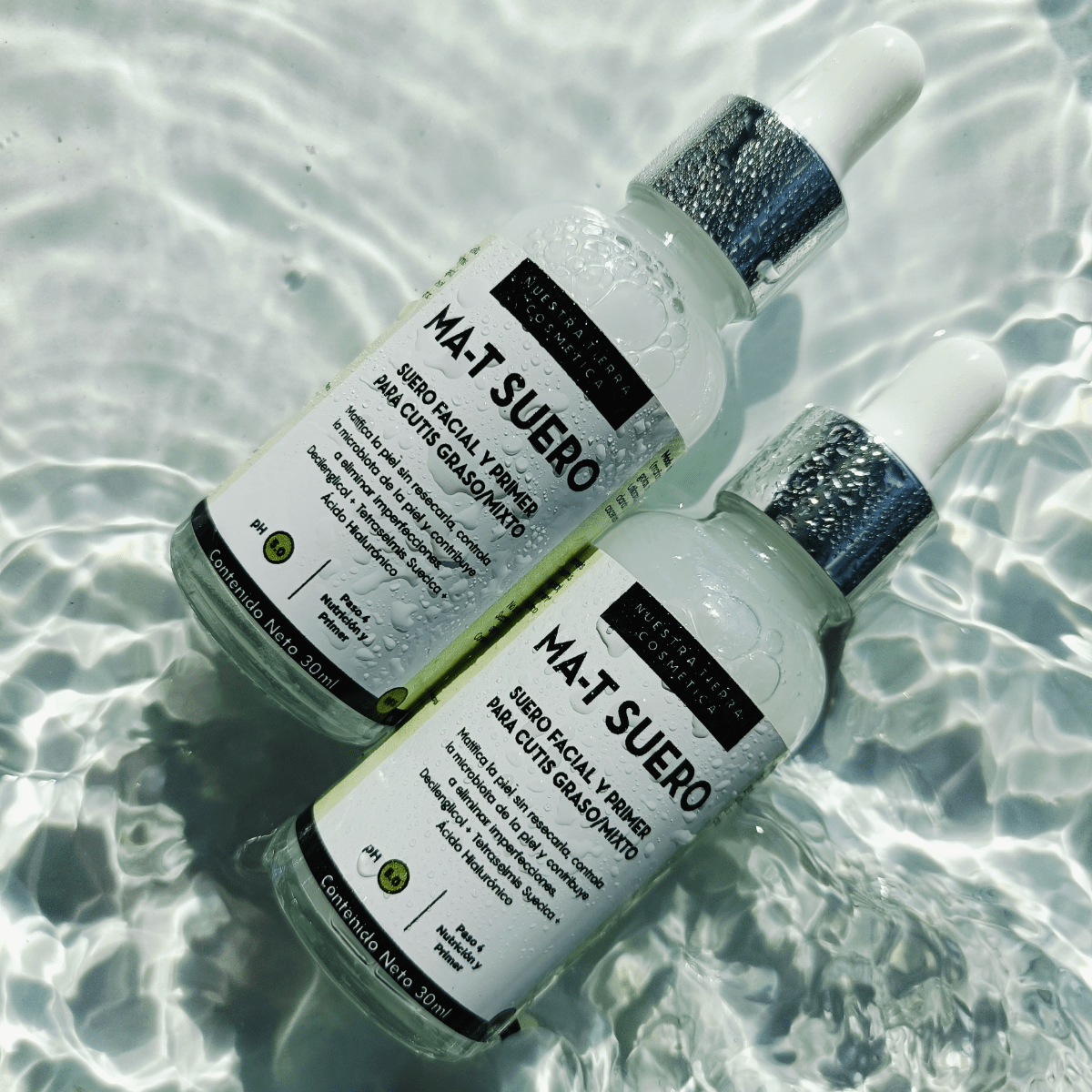 Ma - T Suero Facial y Primer para cutis Graso/Mixto - Nuestra Tierra Cosmética Ancestral