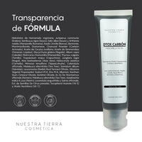 Mascarilla Dtox Carbon Activado - Nuestra Tierra Cosmética Ancestral
