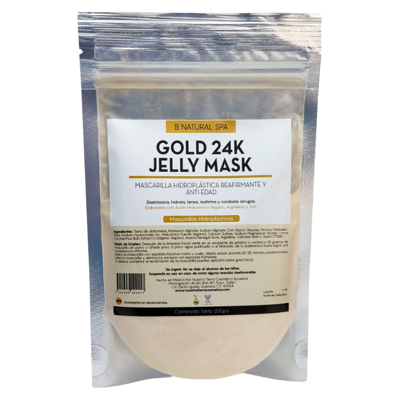 Gold 24K Mascarilla Hidro-Plastica Reafirmante y Anti-Edad con Oro y Argirelina