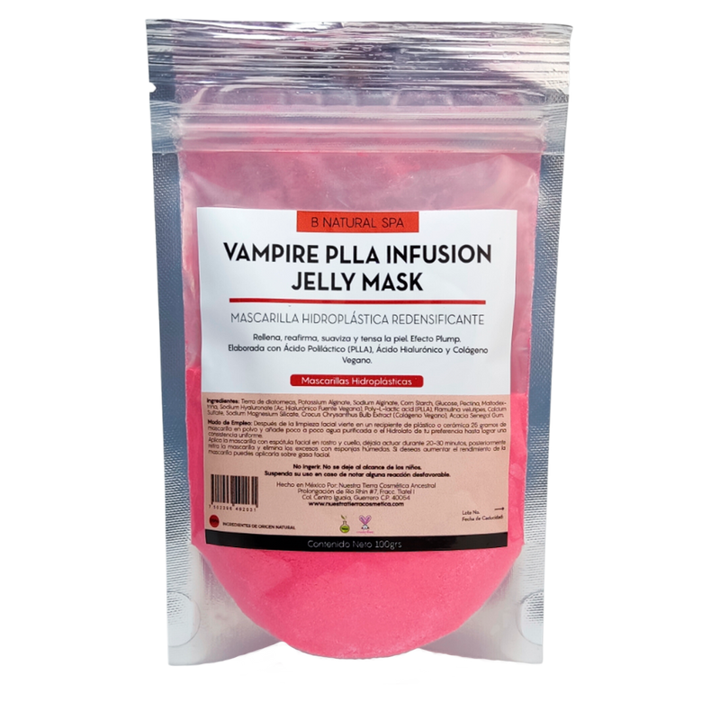 Vampire PLLA Infusion  Mascarilla Hidro-Plastica Redensificante y Rellenadora