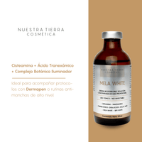 Mela White - Vial despigmentante - Nuestra Tierra Cosmética Ancestral