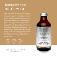 Mela White - Vial despigmentante - Nuestra Tierra Cosmética Ancestral
