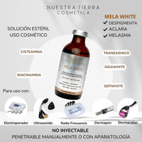 Mela White - Vial despigmentante - Nuestra Tierra Cosmética Ancestral