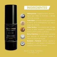 MelanTrinona Crema Despigmentante Intensiva - Nuestra Tierra Cosmética Ancestral