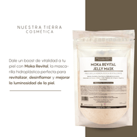 Moka Revital Jelly Mask - Mascarilla Hidroplastica con Cafe y Cacao - Nuestra Tierra Cosmética Ancestral