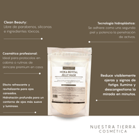 Moka Revital Jelly Mask - Mascarilla Hidroplastica con Cafe y Cacao - Nuestra Tierra Cosmética Ancestral