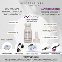 Nano Cristales Btox Anti - Arrugas efecto Botox like - Nuestra Tierra Cosmética Ancestral
