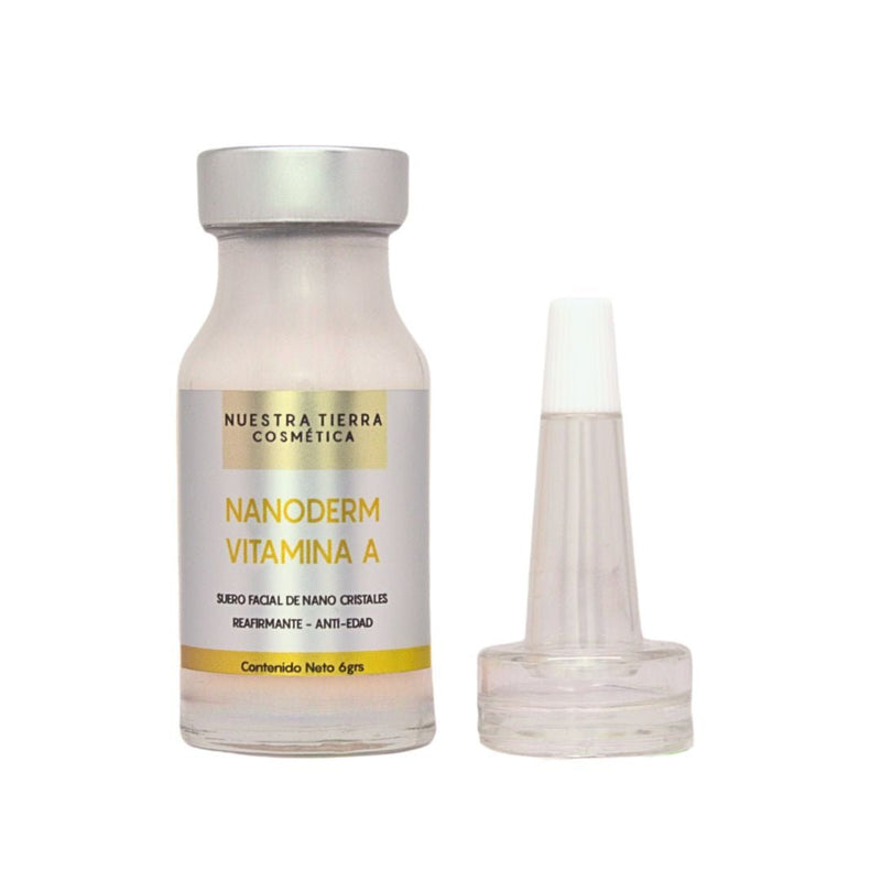 Nano Cristales de Vitamina A (Retinol) Anti - Edad, Reafirmante, Renovador Celular y Anti - manchas - Nuestra Tierra Cosmética Ancestral
