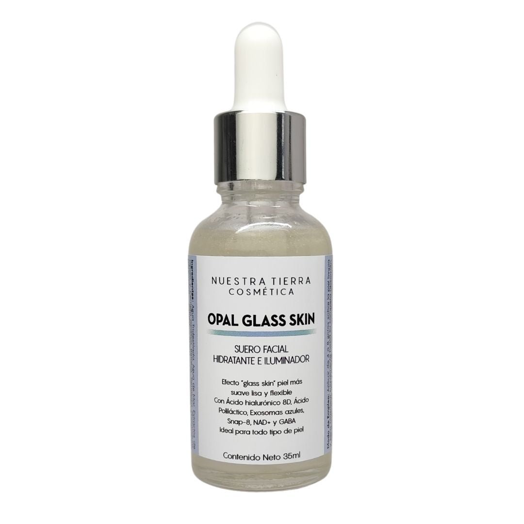 Opal Glass Skin Suero Piel de Porcelana - Nuestra Tierra Cosmética Ancestral