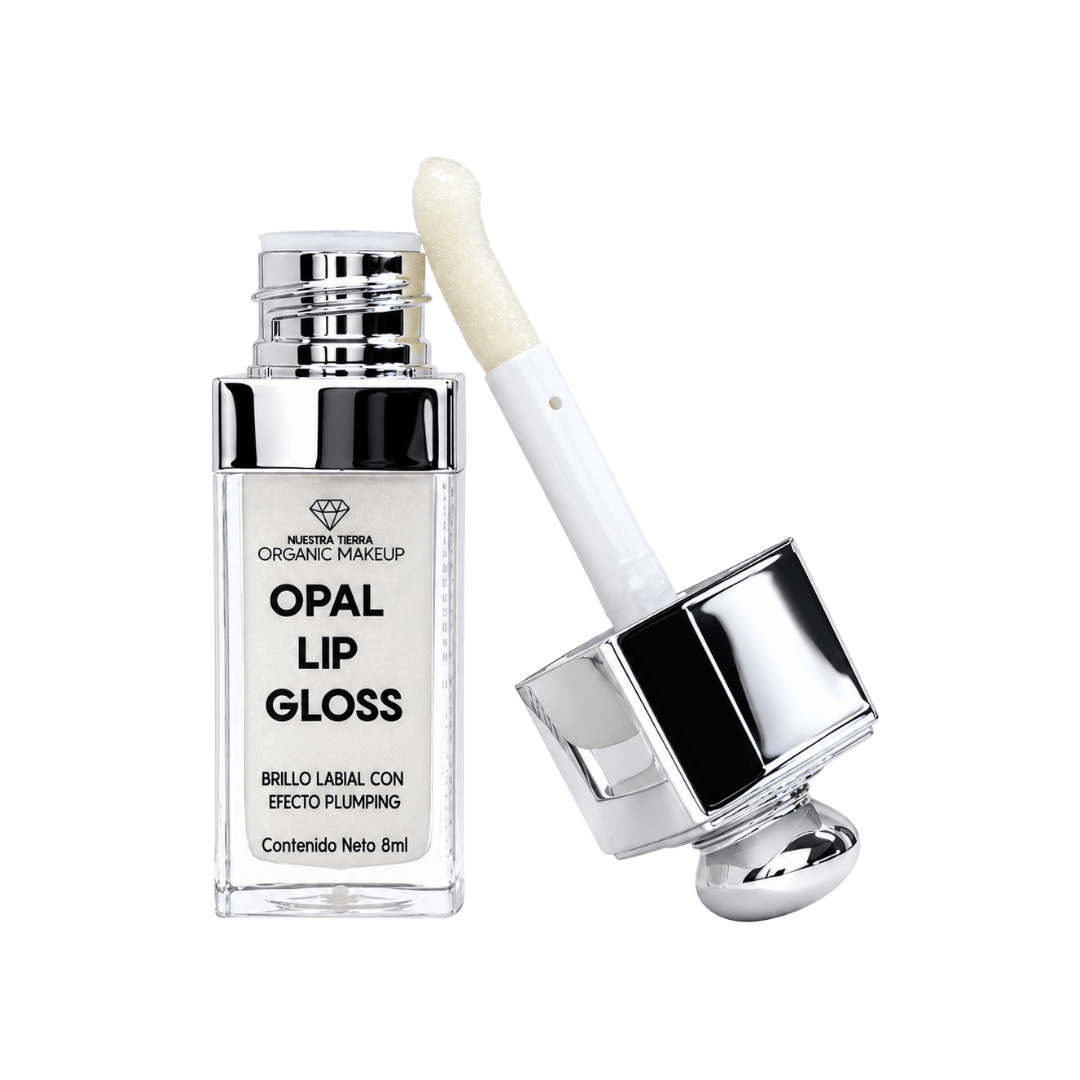 Opal Lip Gloss Brillo Labial rellenador 6ml - Nuestra Tierra Cosmética Ancestral