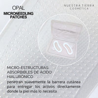 Opal Microneedling Patches Parches Faciales con microagujas de Ac. Hialuronico - Nuestra Tierra Cosmética Ancestral