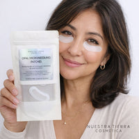 Opal Microneedling Patches Parches Faciales con microagujas de Ac. Hialuronico - Nuestra Tierra Cosmética Ancestral