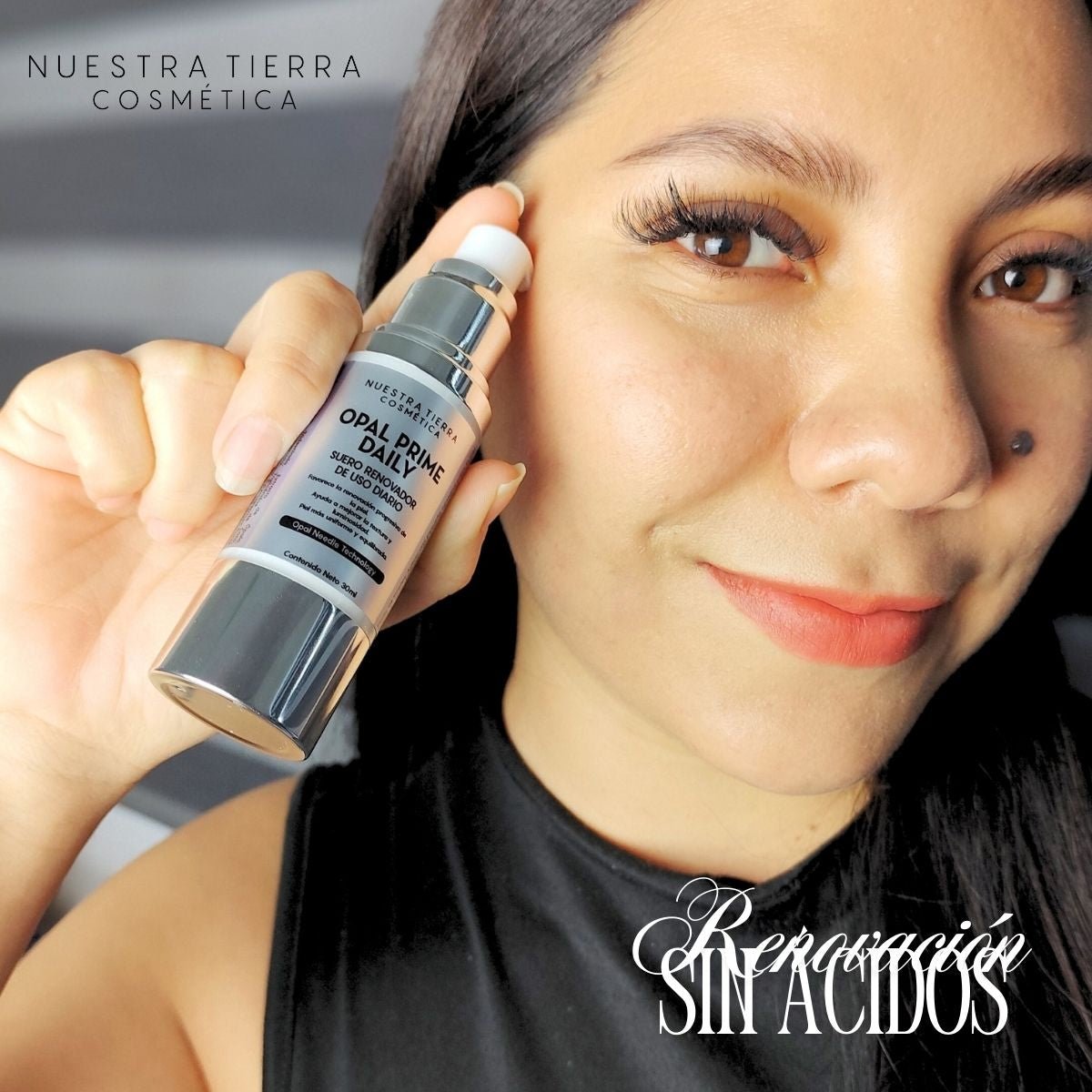 Opal Prime Daily Suero Renovador Uso Diario - Nuestra Tierra Cosmética Ancestral