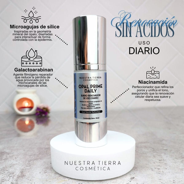 Opal Prime Daily Suero Renovador Uso Diario - Nuestra Tierra Cosmética Ancestral