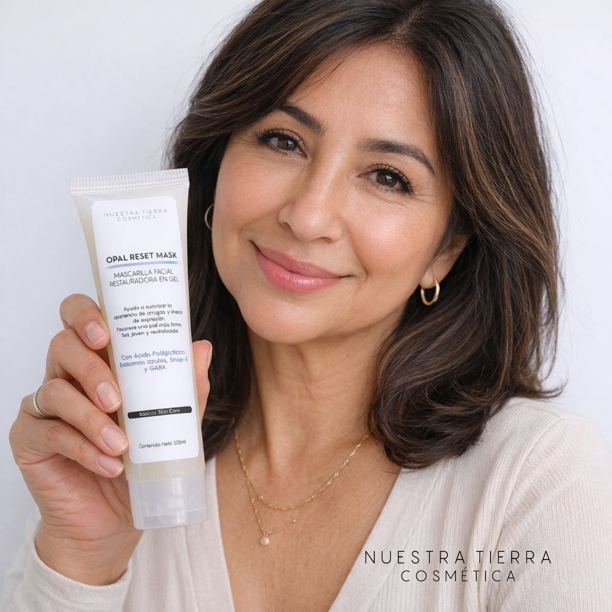 Opal Skin Reset Mask Mascarilla Restauradora en gel - Nuestra Tierra Cosmética Ancestral