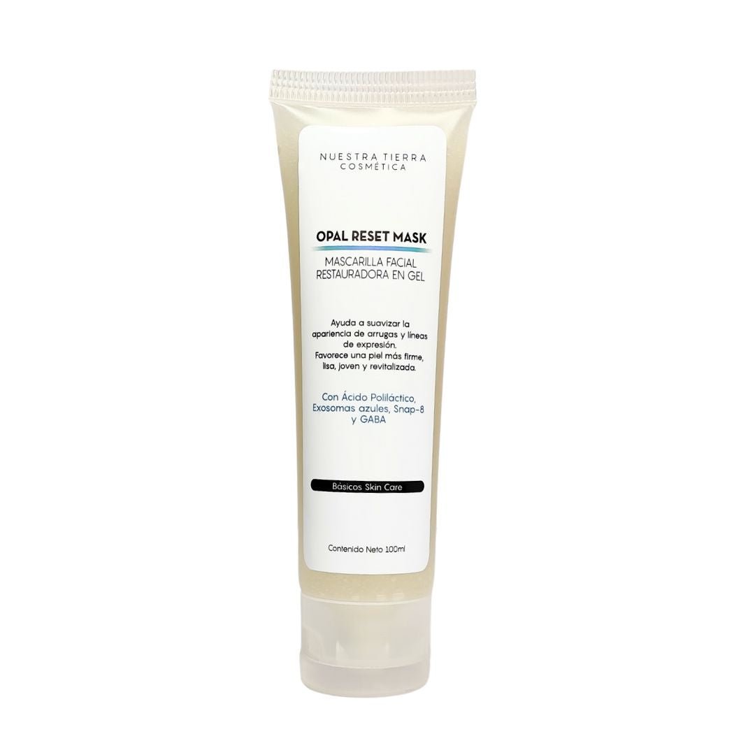 Opal Skin Reset Mask Mascarilla Restauradora en gel - Nuestra Tierra Cosmética Ancestral