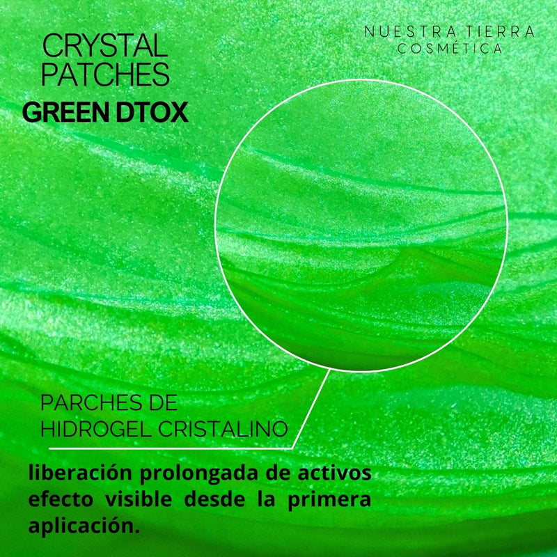 Pack Trilogía de la Luz Crystal Patches (Rose Stem + Radian C + Green Dtox) - Nuestra Tierra Cosmética Ancestral