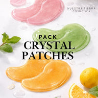 Pack Trilogía de la Luz Crystal Patches (Rose Stem + Radian C + Green Dtox) - Nuestra Tierra Cosmética Ancestral
