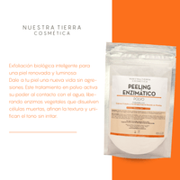 Peeling Enzimatico en Polvo Ideal para pieles sensibles y Dermapen - Nuestra Tierra Cosmética Ancestral