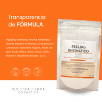 Peeling Enzimatico en Polvo Ideal para pieles sensibles y Dermapen - Nuestra Tierra Cosmética Ancestral