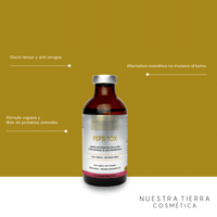Pepti Tox Solucion Concentrada Anti - arrugas efecto Btox Vial - Nuestra Tierra Cosmética Ancestral