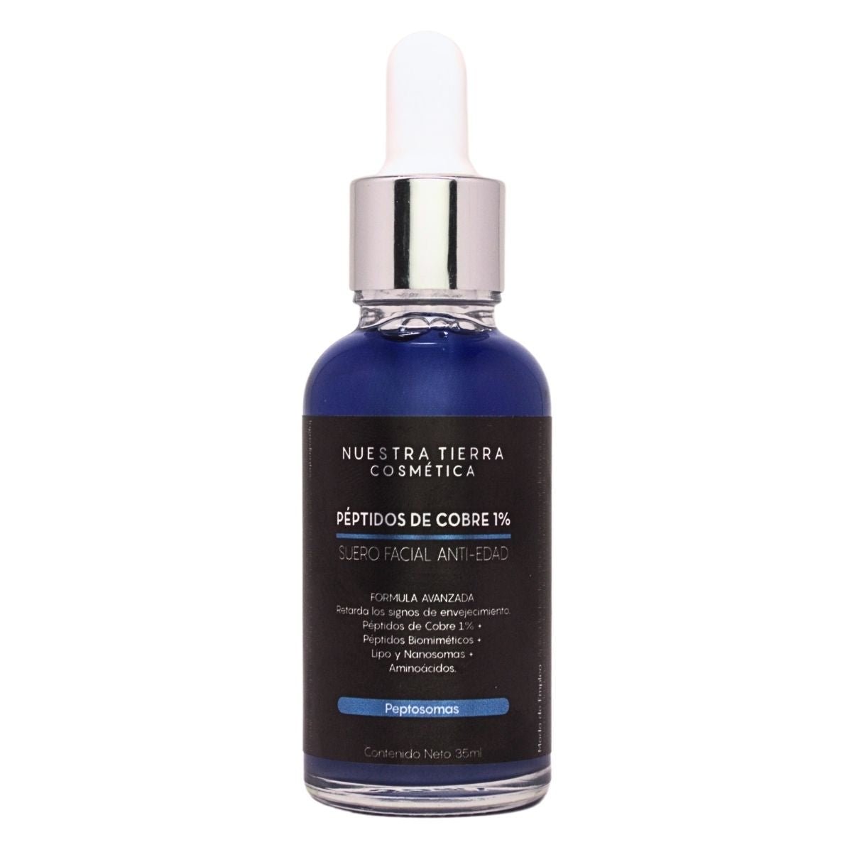 Peptidos De Cobre Suero Facial - Nuestra Tierra Cosmética Ancestral