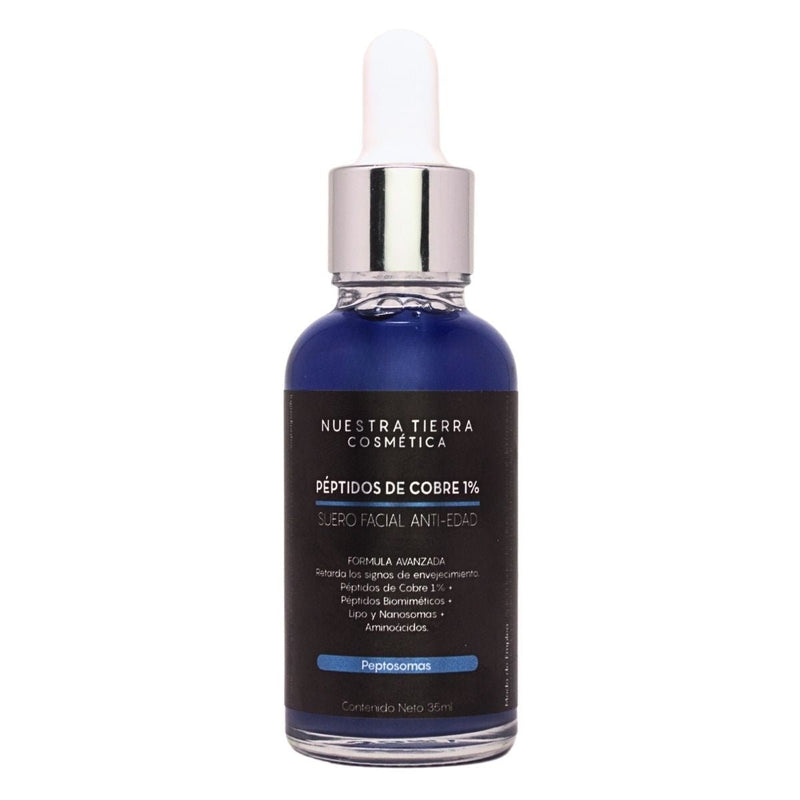 Peptidos De Cobre Suero Facial - Nuestra Tierra Cosmética Ancestral