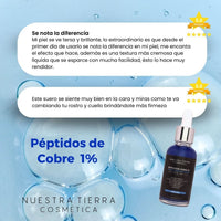 Peptidos De Cobre Suero Facial - Nuestra Tierra Cosmética Ancestral