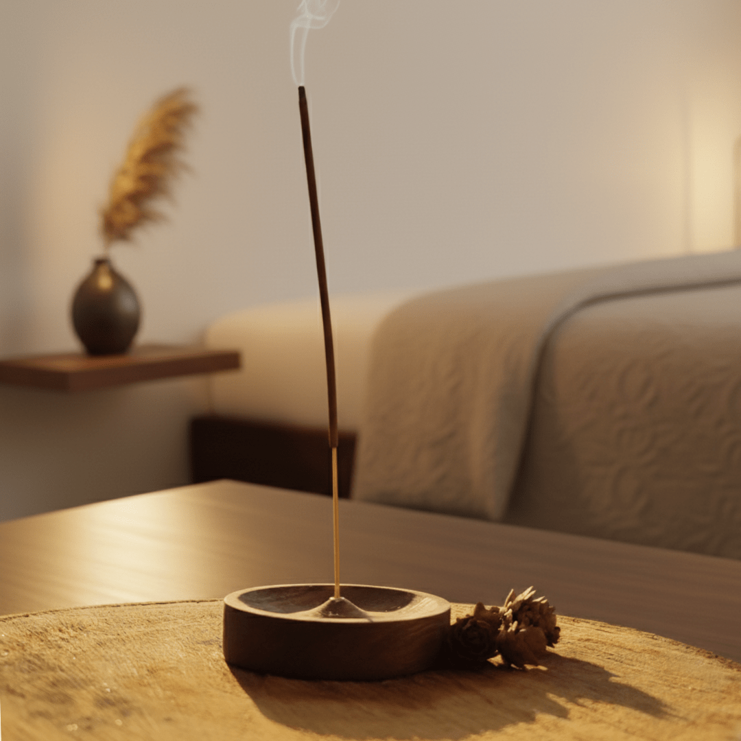 🌿✨ Quemador de Incienso de Madera Cenit - Nuestra Tierra Cosmética Ancestral