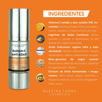 Radian - C Crema Facial Rejuvenecedora - Nuestra Tierra Cosmética Ancestral
