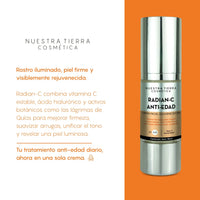 Radian - C Crema Facial Rejuvenecedora - Nuestra Tierra Cosmética Ancestral