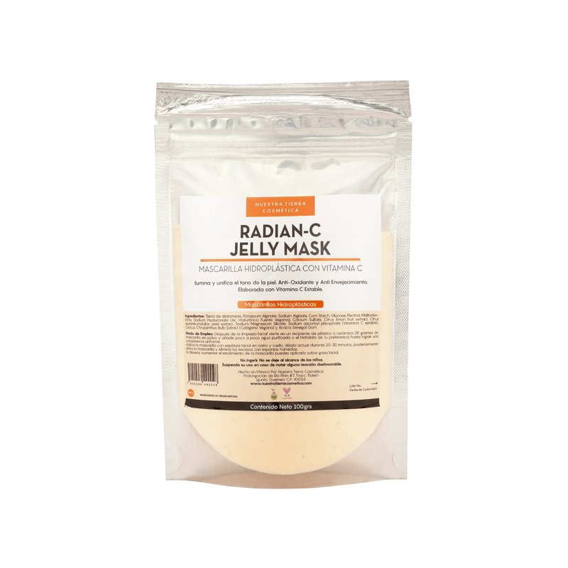 Radian - C Mascarilla Hidro - Plastica con Vitamina C estable Ilumina y unifica el tono de la piel - Nuestra Tierra Cosmética Ancestral
