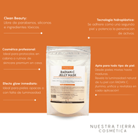 Radian - C Mascarilla Hidro - Plastica con Vitamina C estable Ilumina y unifica el tono de la piel - Nuestra Tierra Cosmética Ancestral